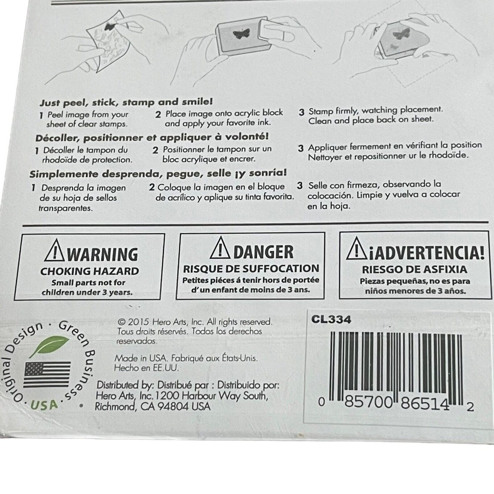 Hero Arts Clear Stamps Set Mother’s Day Mom Grandma Flowers CL334 New 2015 - Picture 5 of 5